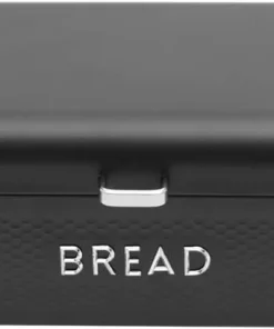Home Basics Bread Box for Kitchen Counter Dry Food Storage Container