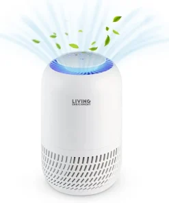Living Enrichment Air Purifiers for Bedroom Home with True HEPA Filter