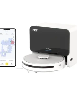 N3 Robot Vacuum and Mop Combo with Self-Empty
