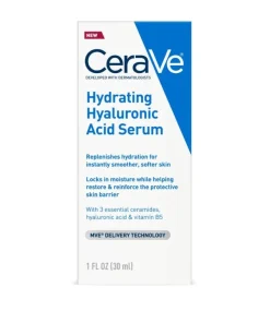 Cerave Hyaluronic Acid Serum for Face with Vitamin B5 and Ceramides