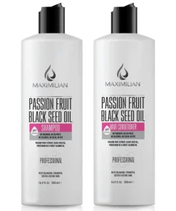 Sulfate Free Shampoo and Conditioner Set for Curly Hair with Black Seed Oil