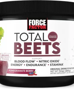 Force Factor Total Beets Drink Mix Superfood Powder with Nitrates