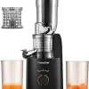 Cold Press Juicer, AMZCHEF Compact Slow Masticating Juicer