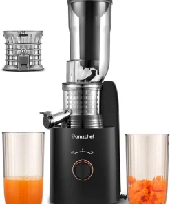 Cold Press Juicer, AMZCHEF Compact Slow Masticating Juicer