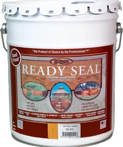 Ready Seal 512 5-Gallon Pail Natural Cedar Exterior Stain and Sealer for Wood