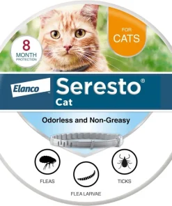 Seresto Cat Vet-Recommended Flea & Tick Treatment & Prevention Collar for Cats