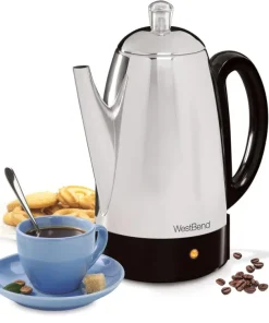 West Bend 54159 Classic Stainless Steel Electric Coffee Percolator