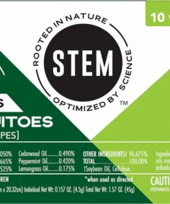 Stem Repels Mosquitoes: Mosquito Repellent Wipes With Botanical Extracts