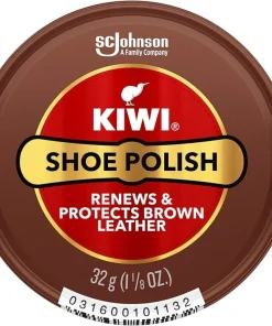 KIWI Shoe Polish, Brown 1.125 oz.