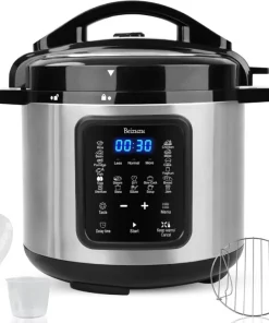 Electric Pressure Cooker: 6 Quart 9-in-1 Multi-Functional Built-in 11 Presets Programs