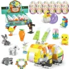 12 Pcs Rabbit Building Blocks Set-12 in 1 Pre Filled Easter Eggs
