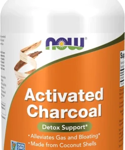 NOW Supplements, Activated Charcoal Made from Coconut Shells