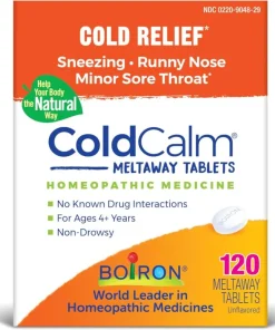 Boiron ColdCalm Tablets for Cold Symptoms