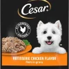 Cesar Filets in Gravy Wet Dog Food Rotisserie Chicken Flavor