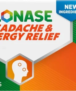 Flonase Headache and Allergy Relief Caplets with Acetaminophen 650mg