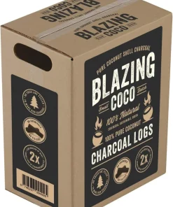 Premium 20 Pound Coconut Shell Charcoal Logs