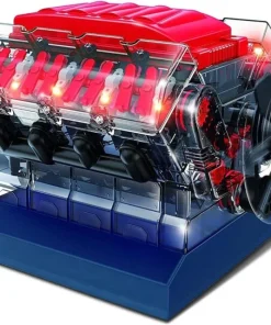 Playz V8 Combustion Engine Model Kit That Runs _ Build Your Own STEM