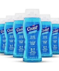 Coast 2-in-1 Hair and Body Wash, Classic Scent
