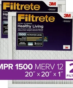 Filtrete 20x20x1 Air Filter MPR 1500 MERV 12