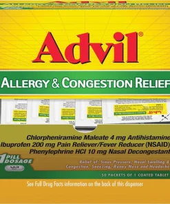 Advil Allergy and Congestion Relief Tablets