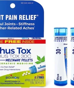 Boiron Rhus Tox 30C Homeopathic Medicine for Relief from Joint Pain