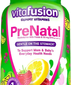 vitafusion PreNatal Gummy Vitamins, Raspberry Lemonade Flavored