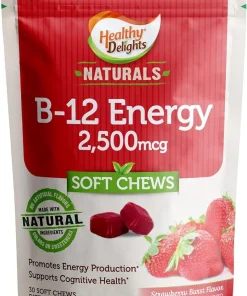 Healthy Delights Naturals, B-12 Energy Soft Chews